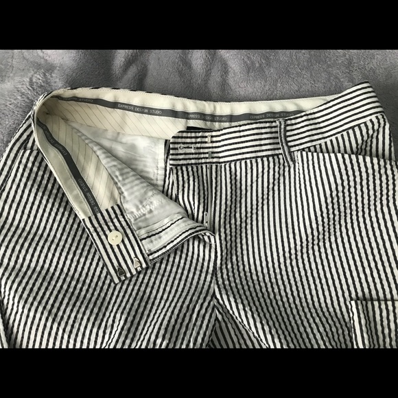Seersucker pinstripe pants size 2 - Picture 3 of 10
